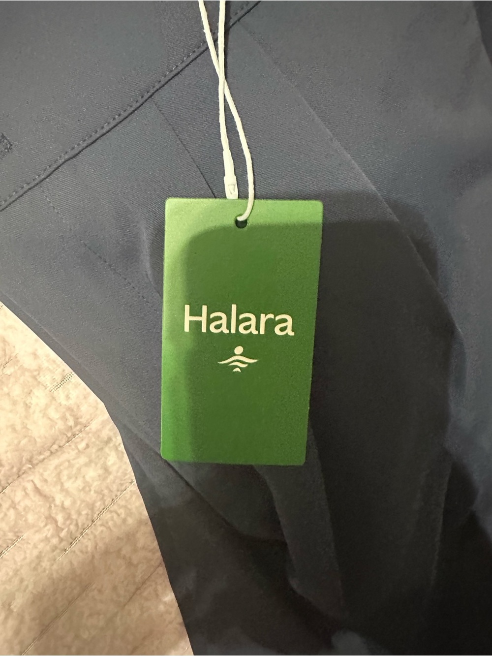 HALARA Navy Wide-Leg Pants - Picture 4 of 5
